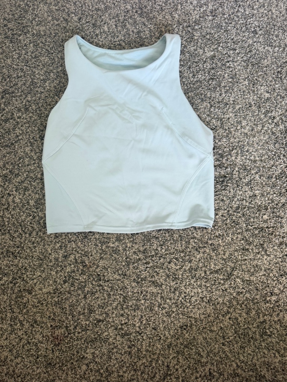 lululemon athletica Pale Blue Crop Tank